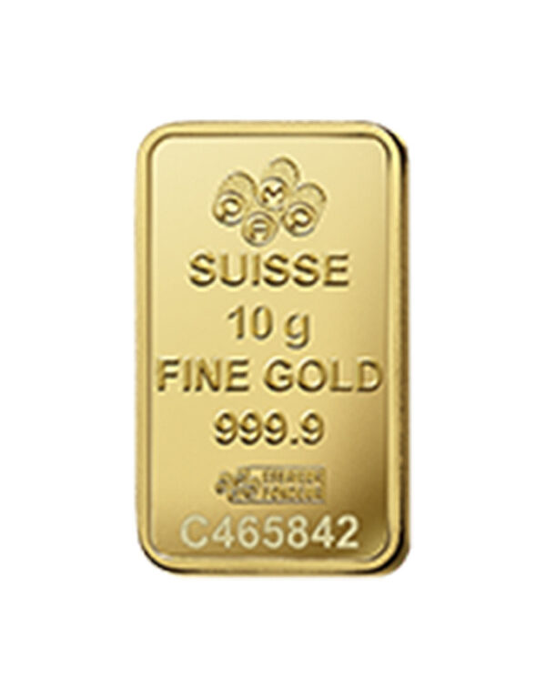 Lingote oro 10 gr - PAMP S.A., Suiza