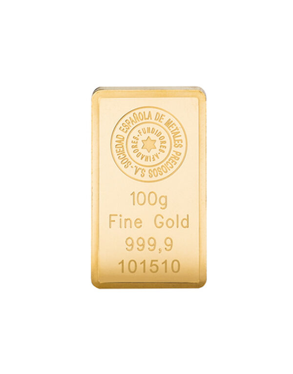 9 LingoteOro100gr SEMPSA