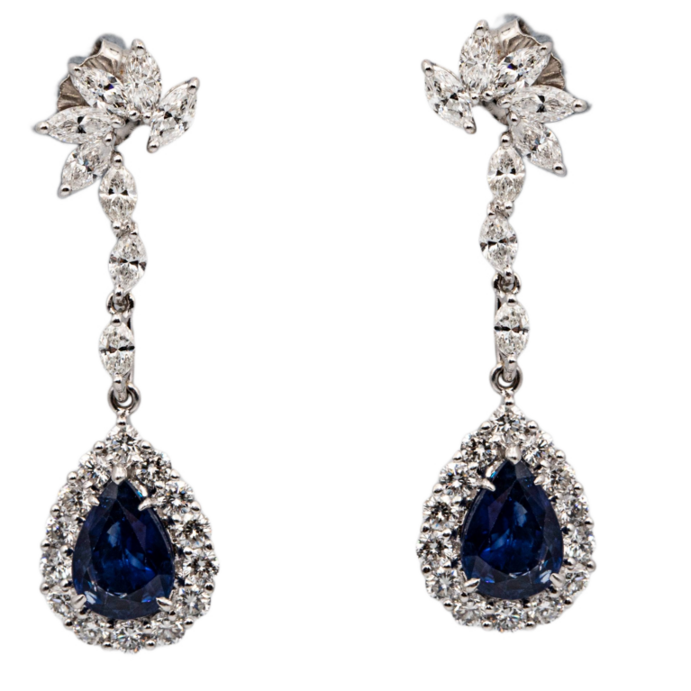 PENDIENTES PERLAS ZAFIROS 56547