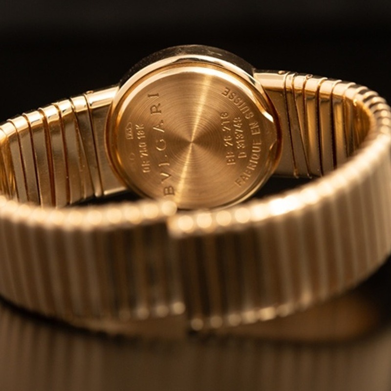 BULGARI tubogas Cuarzo Oro Negro 12