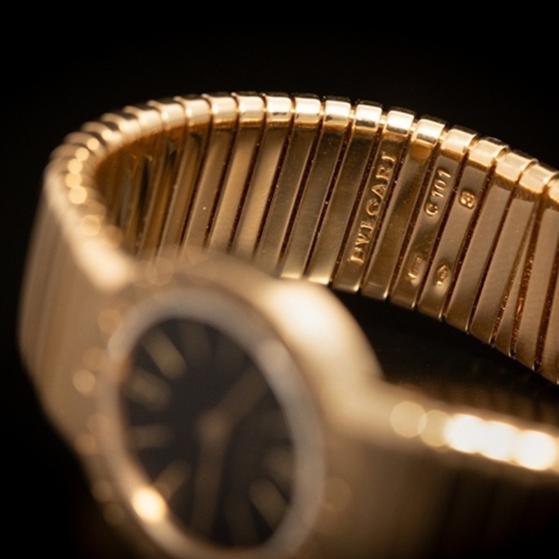 BULGARI tubogas Cuarzo Oro Negro 13