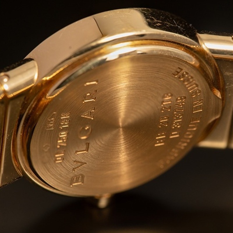 BULGARI tubogas Cuarzo Oro Negro 17 Edit