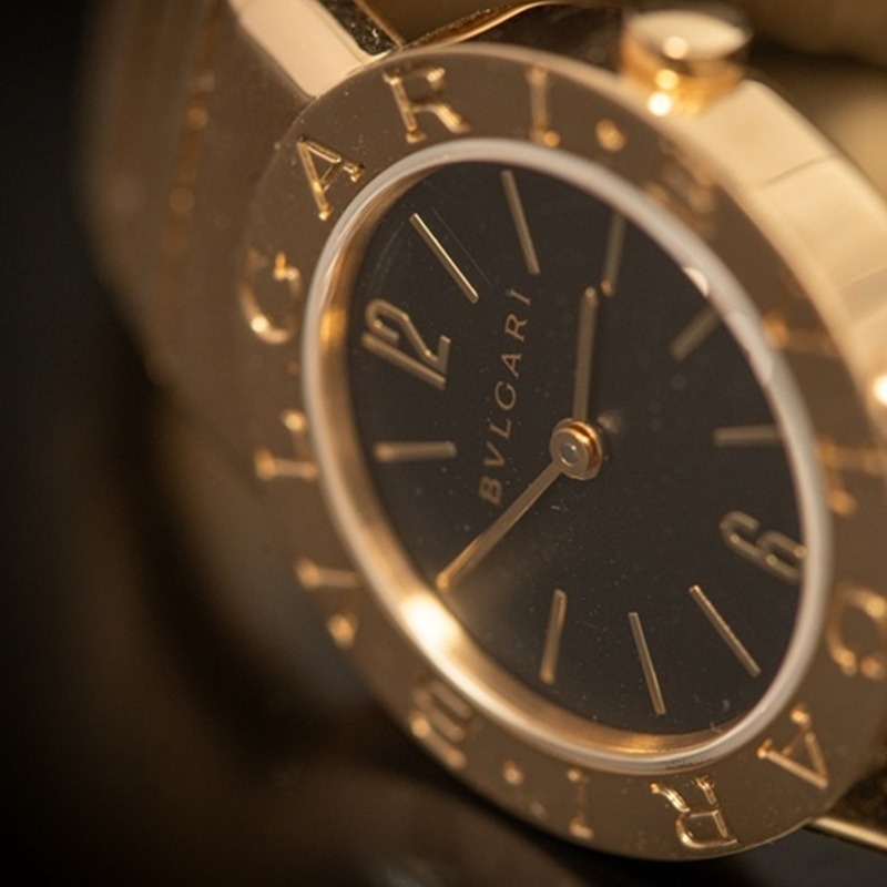 BULGARI tubogas Cuarzo Oro Negro 19
