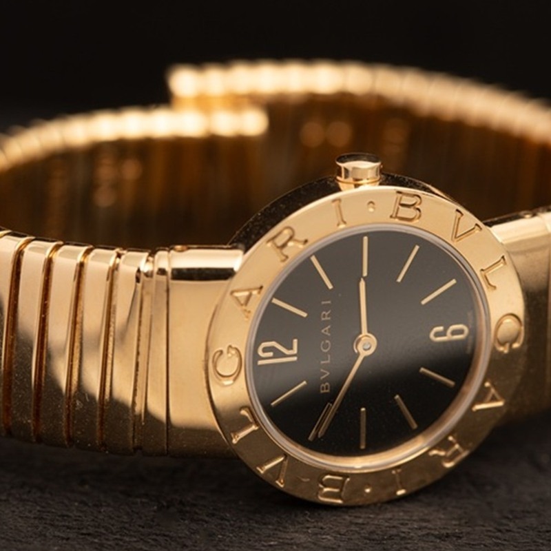 BULGARI tubogas Cuarzo Oro Negro 20