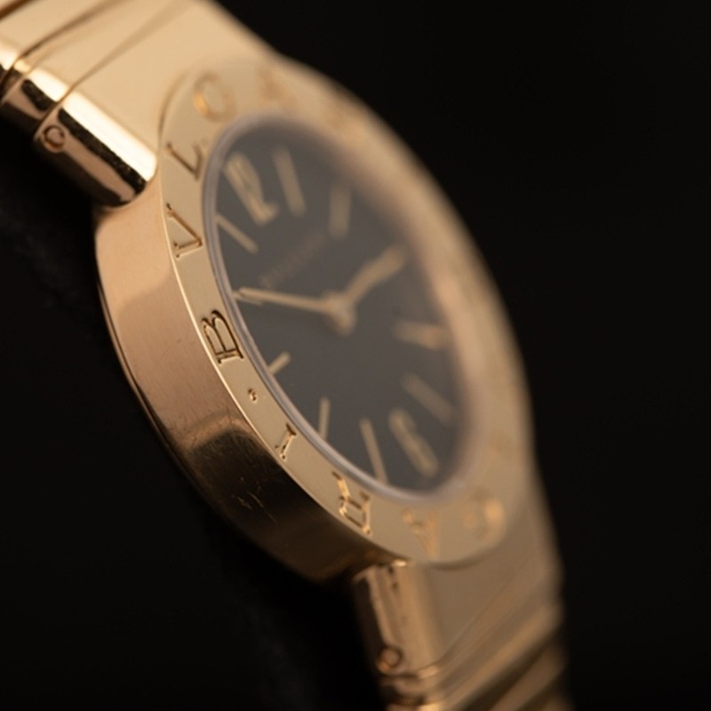 BULGARI tubogas Cuarzo Oro Negro 22