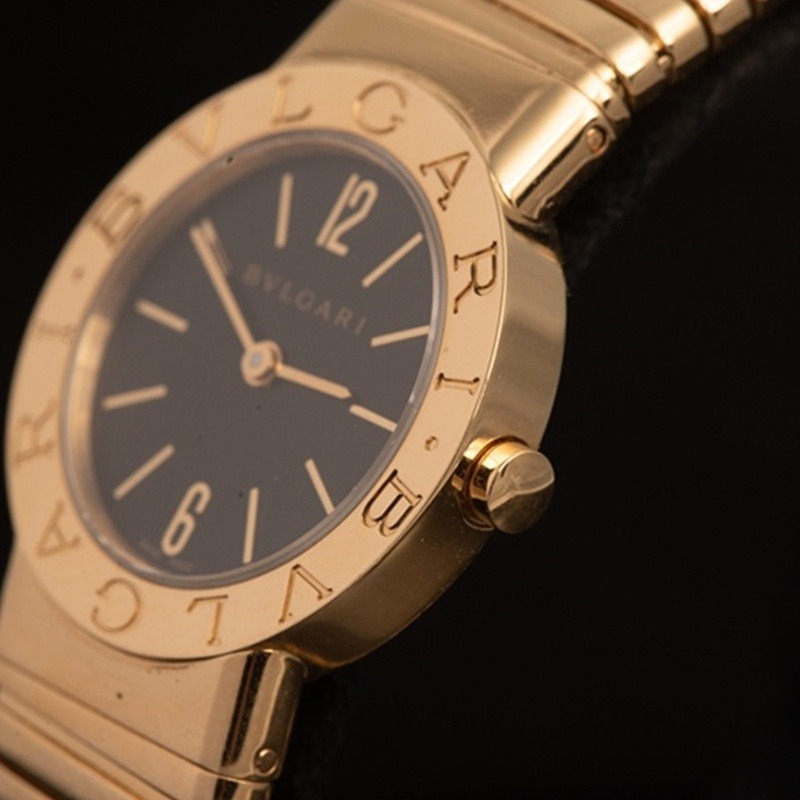 BULGARI tubogas Cuarzo Oro Negro 24