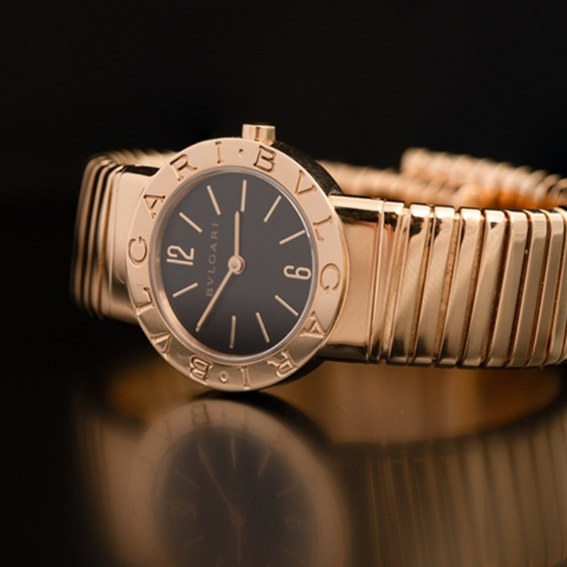 BULGARI tubogas Cuarzo Oro Negro 9 Edit