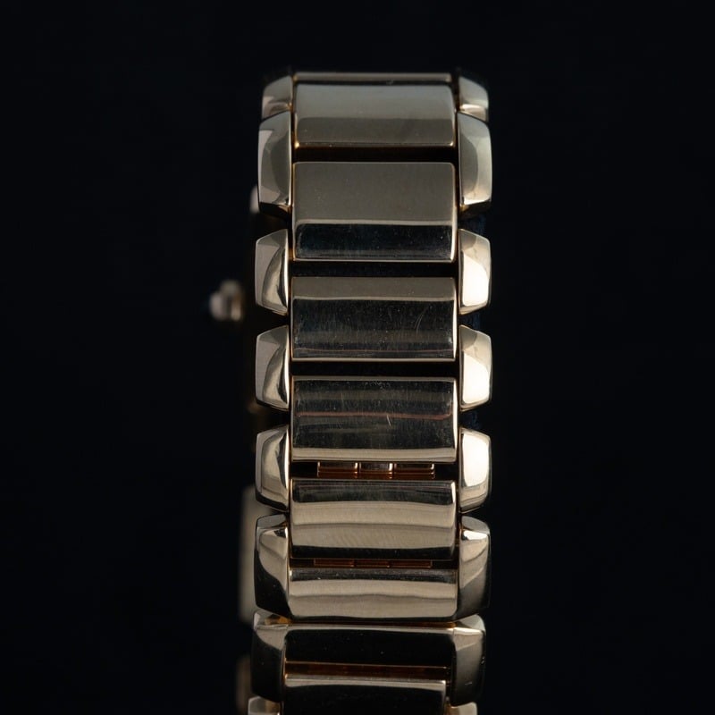 CARTIER Tankissime Cuarzo Oro Esfera Blanco 56815 03