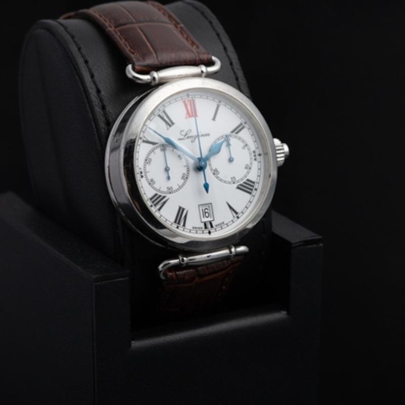 LONGINES Heritage Automatico Acero Blanco 08