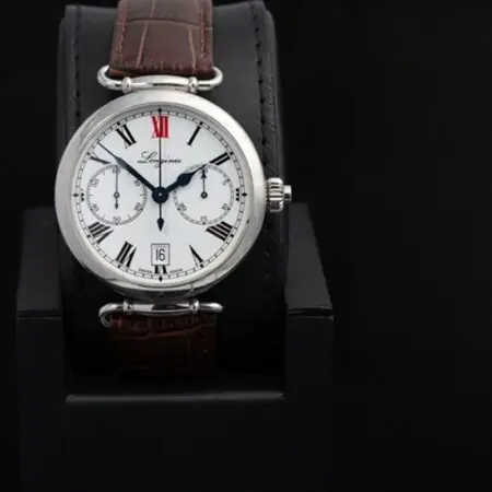 LONGINES Heritage Automatico Acero Blanco 12