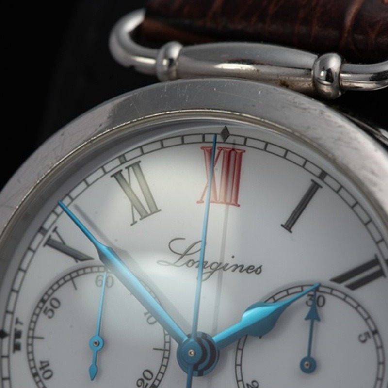 LONGINES Heritage Automatico Acero Blanco 13