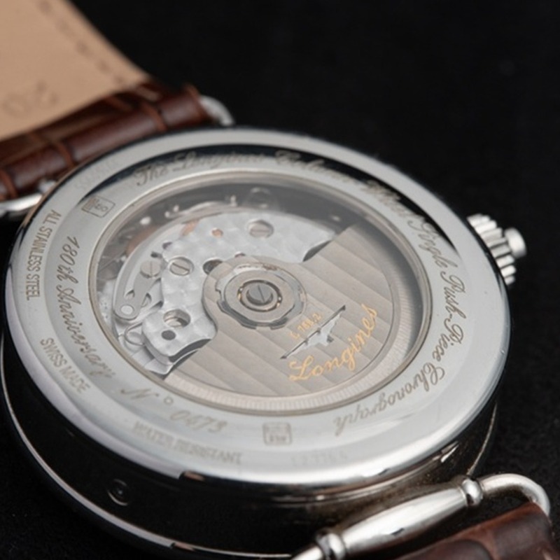 LONGINES Heritage Automatico Acero Blanco 16