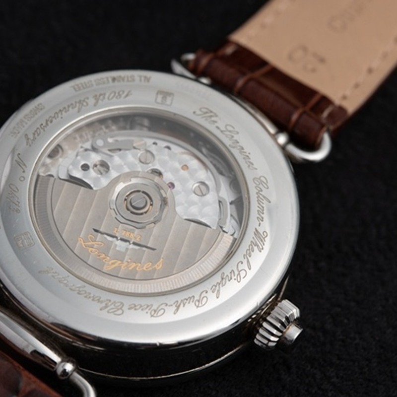 LONGINES Heritage Automatico Acero Blanco 19