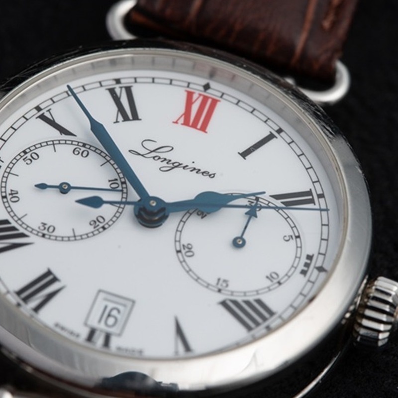 LONGINES Heritage Automatico Acero Blanco 21