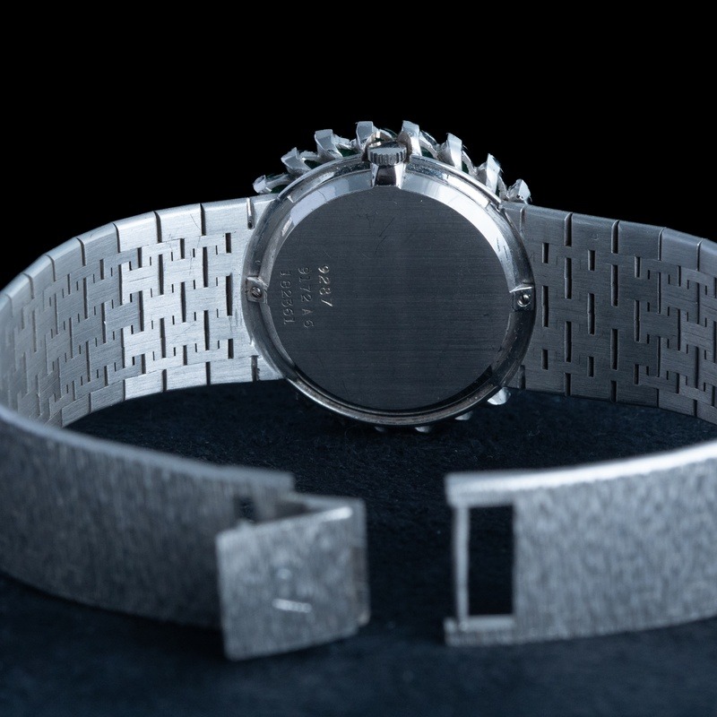 PIAGET VINTAGE Cuerda Oro Esfera Plata 56792 06
