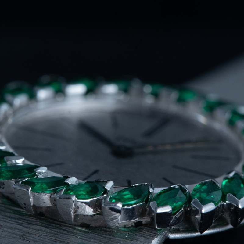 PIAGET VINTAGE Cuerda Oro Esfera Plata 56792 07