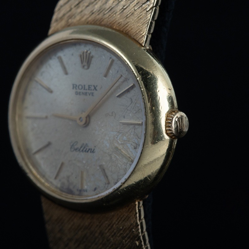 ROLEX Cellini Cuerda Oro Esfera Champane 5033 02