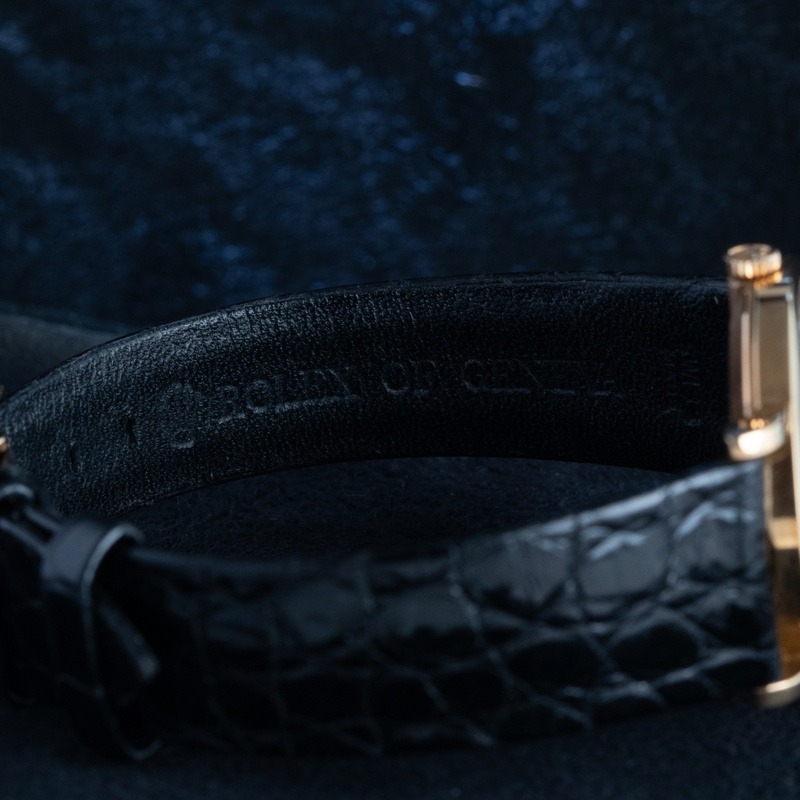 ROLEX Cellini Cuerda Oro Esfera Negro 56830 05