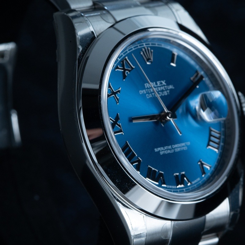 ROLEX Datejust Automático Acero Esfera Azul 56805 02