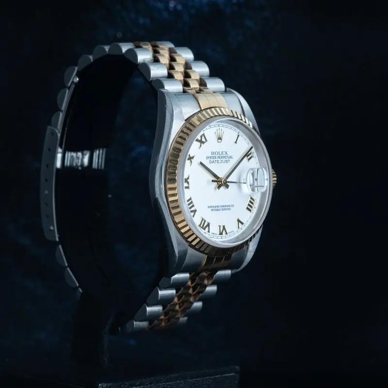 ROLEX Datejust Automático Acero y oro Esfera Blanco 56841 10