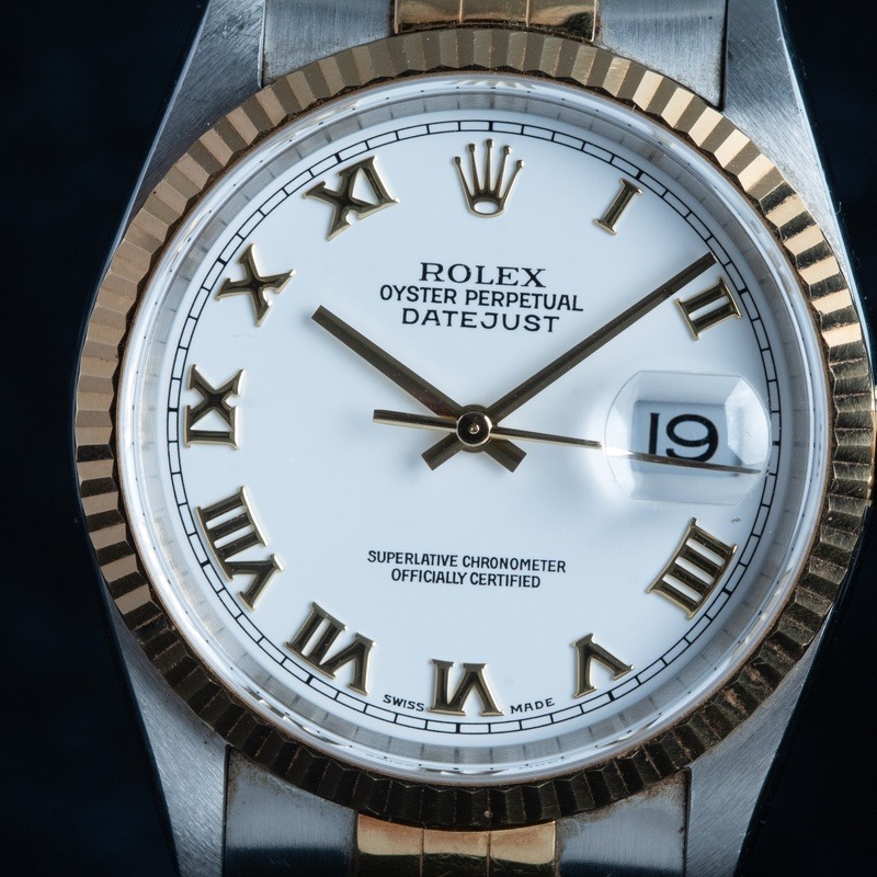 ROLEX Datejust Automático Acero y oro Esfera Blanco 56841 11