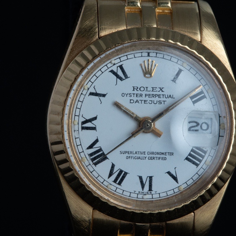 ROLEX Datejust Automático Oro Esfera Champane 56859 01