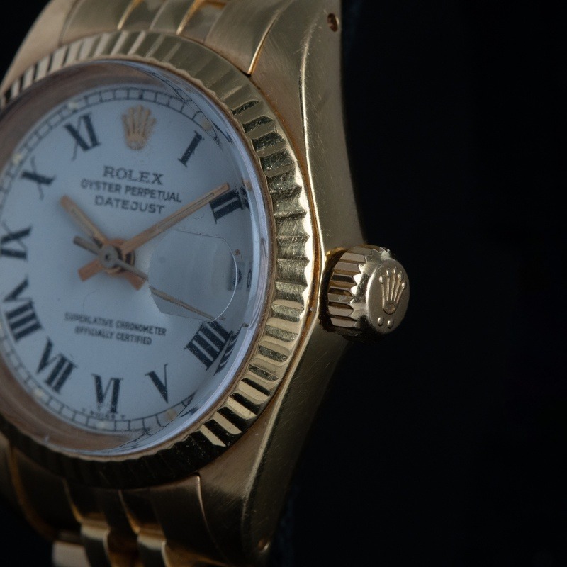 ROLEX Datejust Automático Oro Esfera Champane 56859 03