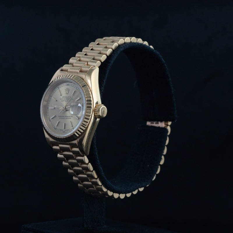 ROLEX Datejust Automático Oro Esfera Champane 56870 01