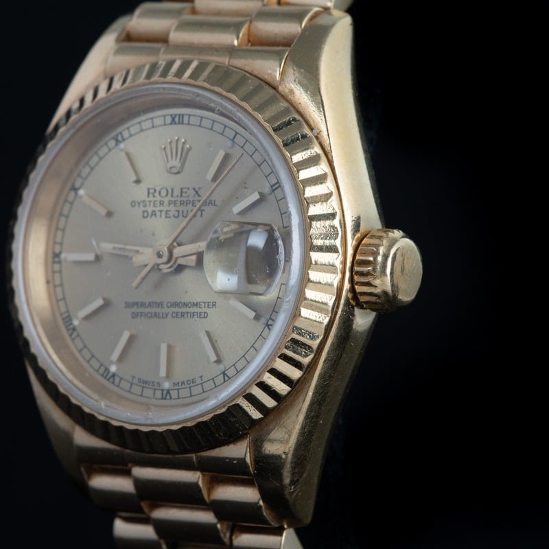 ROLEX Datejust Automático Oro Esfera Champane 56870 04