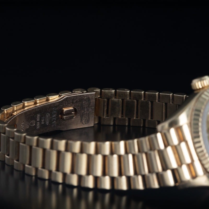 ROLEX Datejust Automático Oro Esfera Champane 56870 09