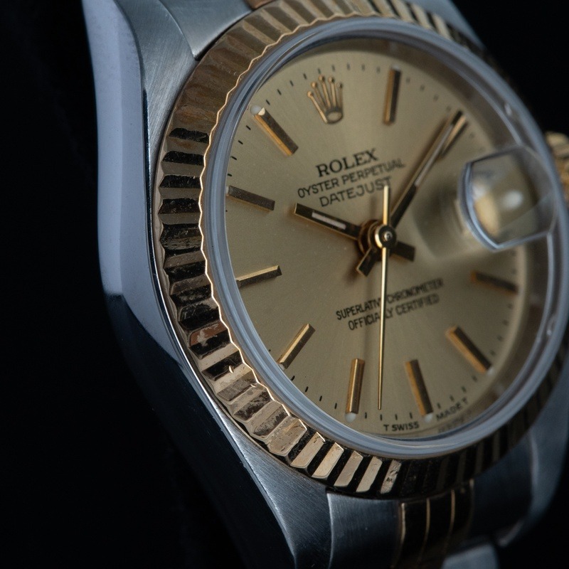 ROLEX Datejust lady Automático Acero y oro Esfera Champane 56833 02