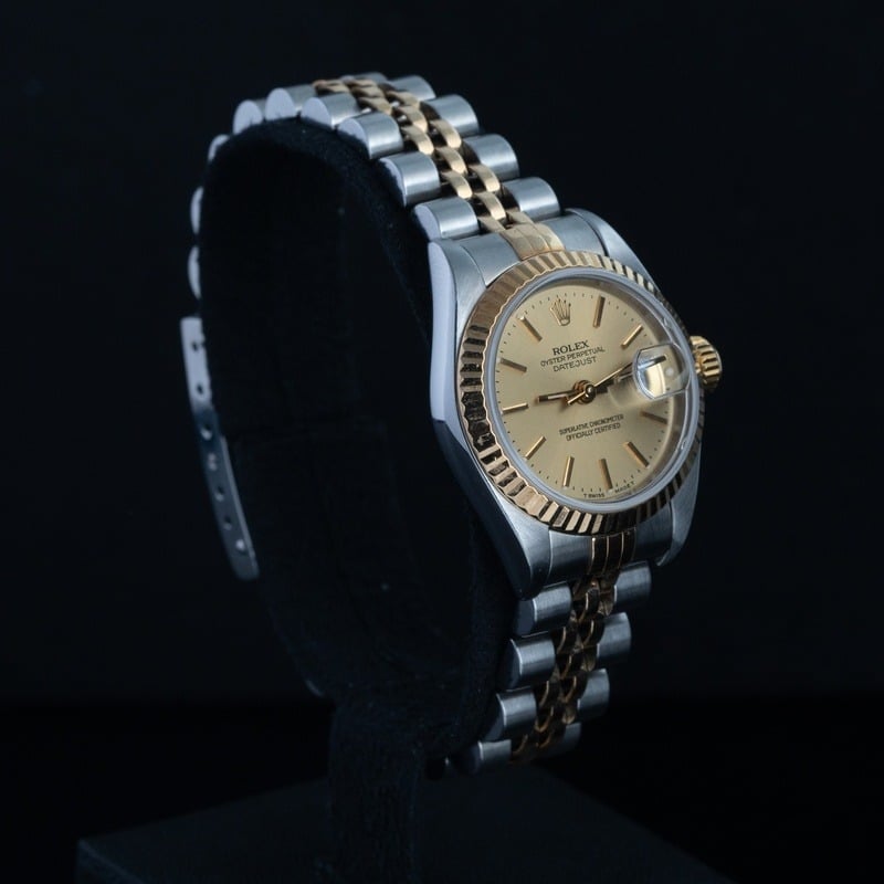 ROLEX Datejust lady Automático Acero y oro Esfera Champane 56833 09