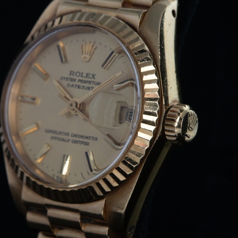 ROLEX Datejust lady Automático Oro Esfera Champane 56839 01