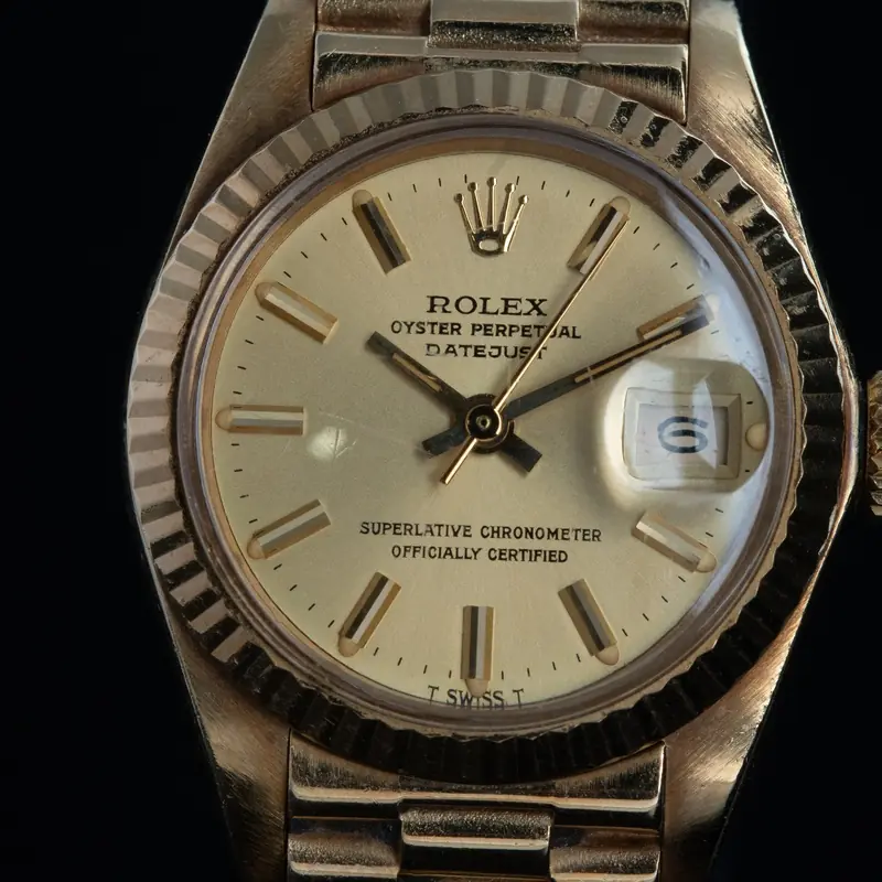 ROLEX Datejust lady Automático Oro Esfera Champane 56839 02