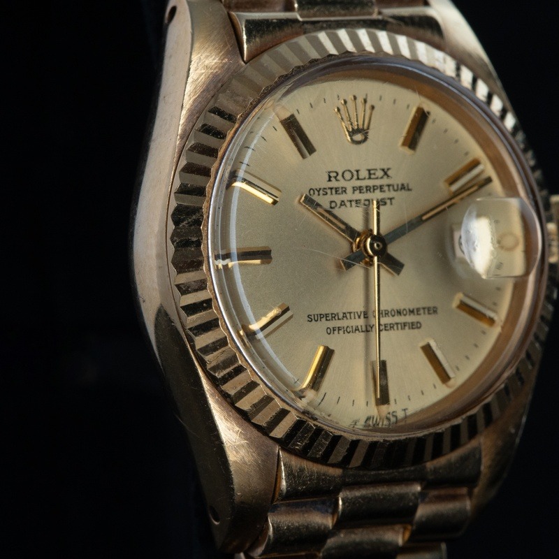 ROLEX Datejust lady Automático Oro Esfera Champane 56839 03