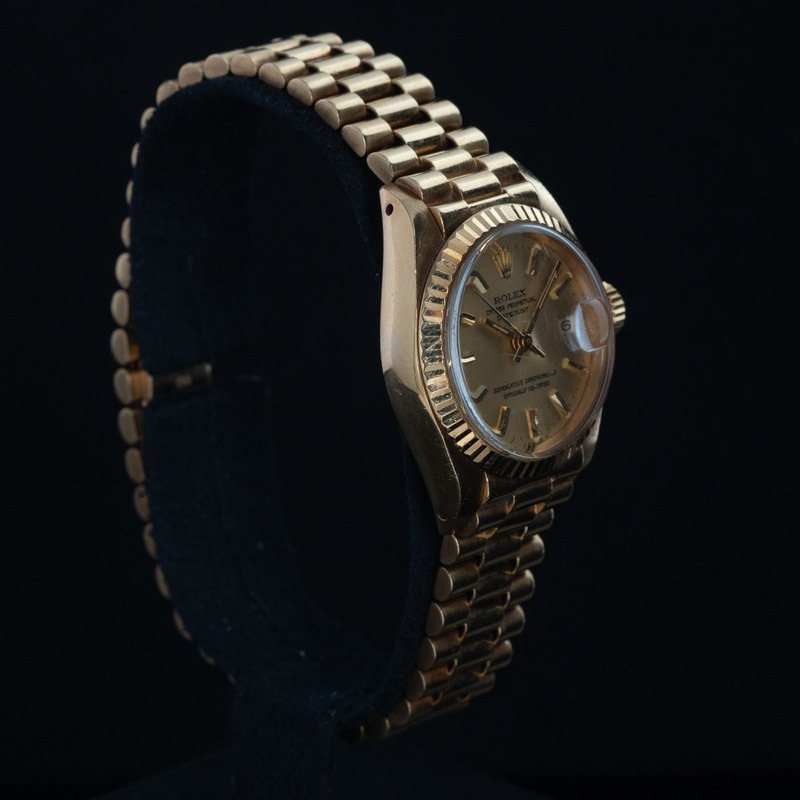 ROLEX Datejust lady Automático Oro Esfera Champane 56839 10