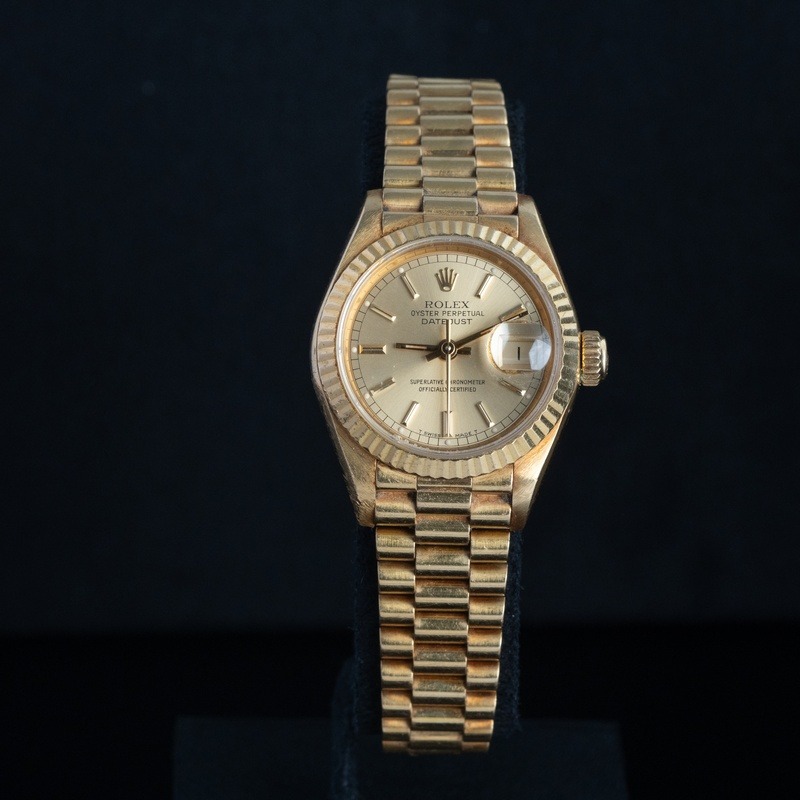 ROLEX Datejust lady Automático oro Esfera Champane 62783 06