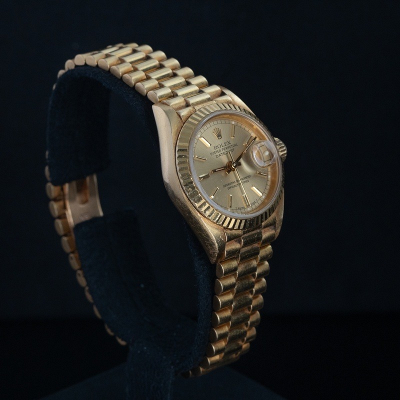 ROLEX Datejust lady Automático oro Esfera Champane 62783 10