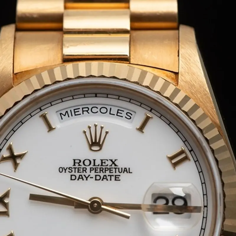 ROLEX Day Date Automatico Oro blanco 08