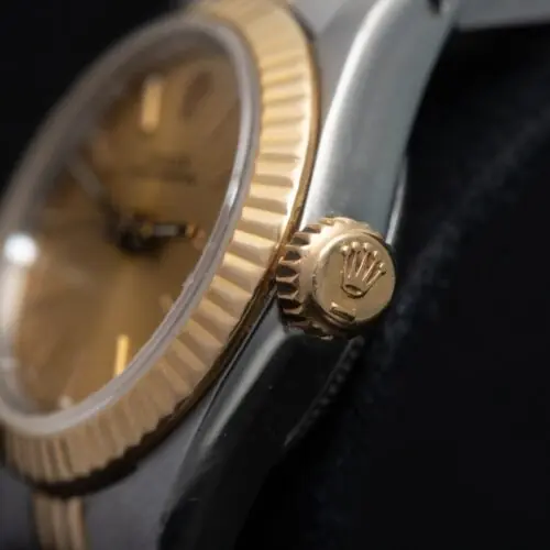 ROLEX Oyster Automático Acero y oro Esfera Champane 107675 03
