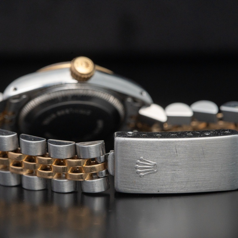 ROLEX Oyster Automático Acero y oro Esfera Champane 107675 04
