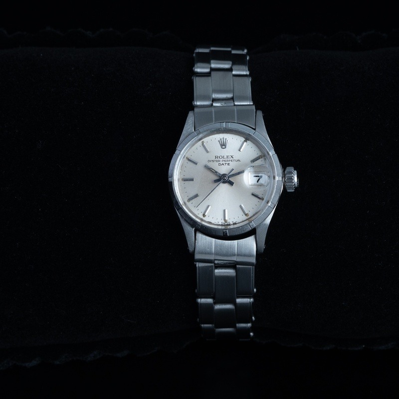 ROLEX Oyster Perperual Lady Date Automático Acero Esfera Plata 56807 02
