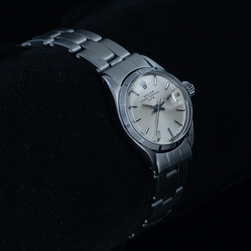 ROLEX Oyster Perperual Lady Date Automático Acero Esfera Plata 56807 03
