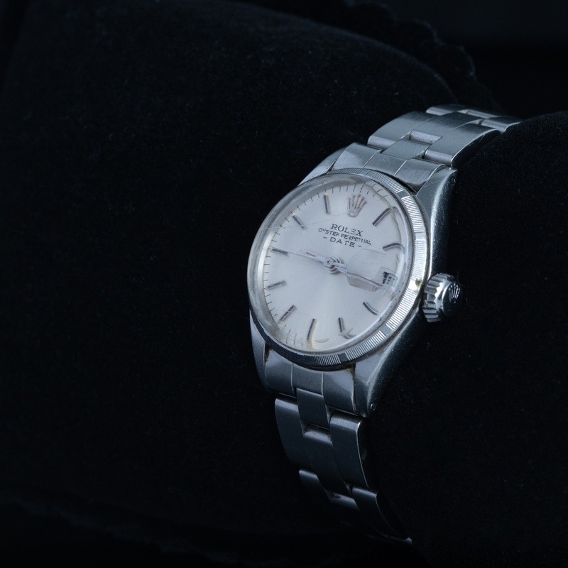 ROLEX Oyster Perpetual Date Automático Acero Esfera Plata 56860 05