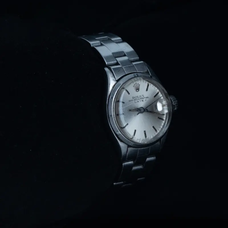 ROLEX Oyster Perpetual Date Automático Acero Esfera Plata 56860 07