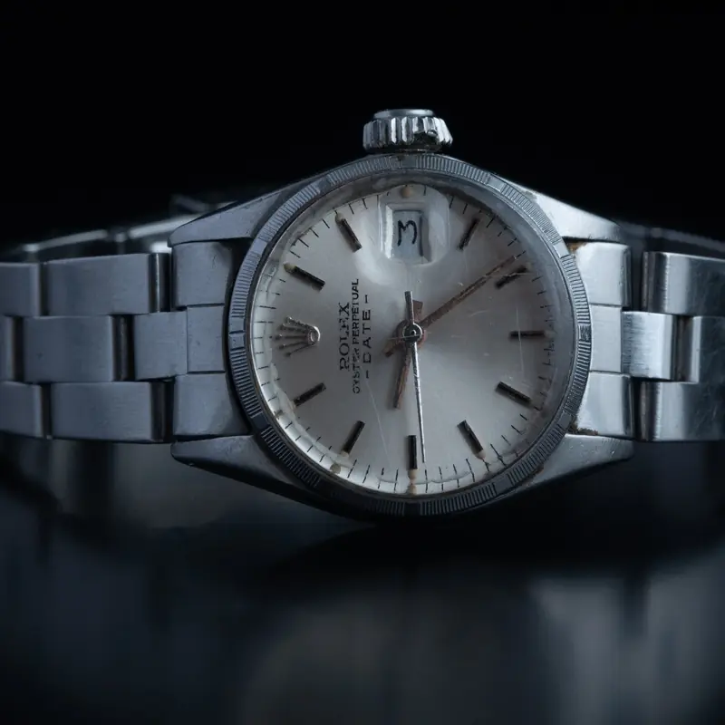 ROLEX Oyster Perpetual Date Automático Acero Esfera Plata 56860 11