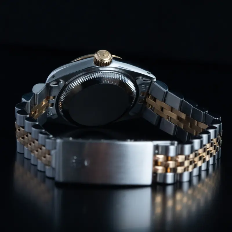 ROLEX Oyster Perpetual Date Automático Acero y oro Esfera Champane 56869 12