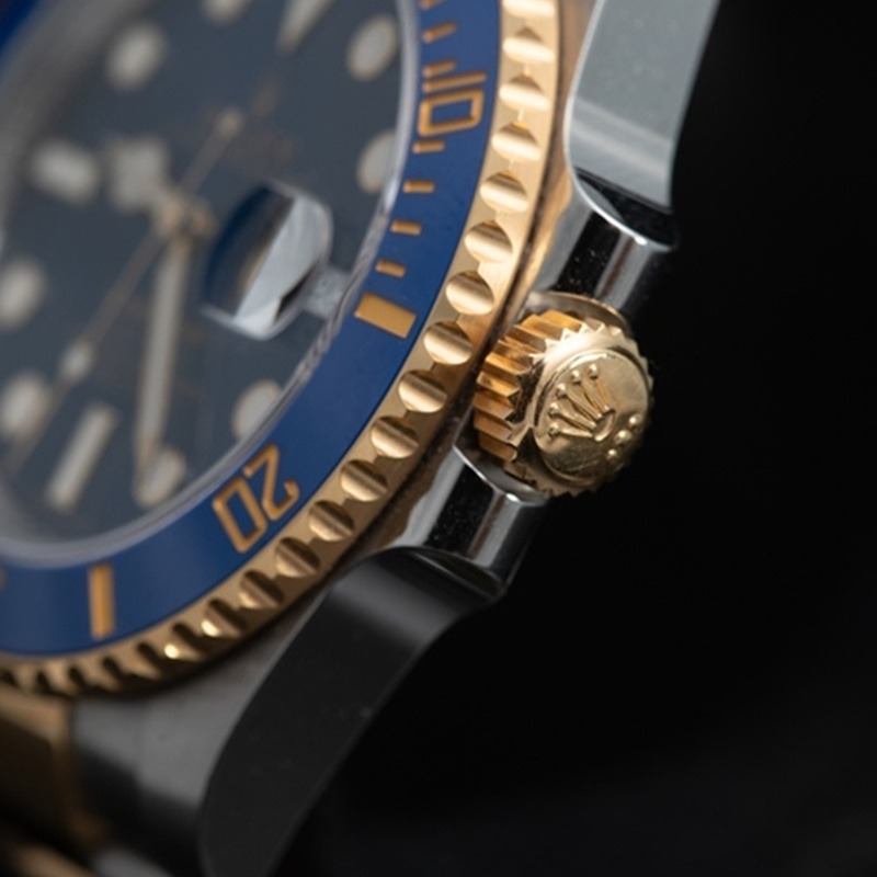 ROLEX Submariner Automatico Acero y oro Azul 10