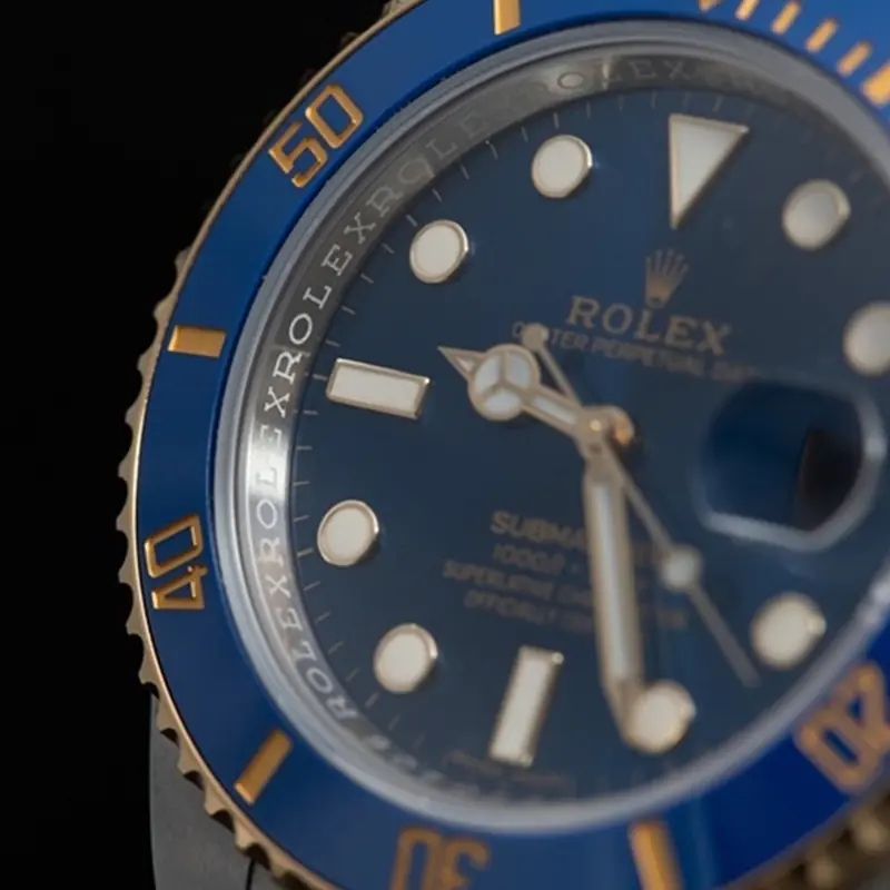 ROLEX Submariner Automatico Acero y oro Azul 11