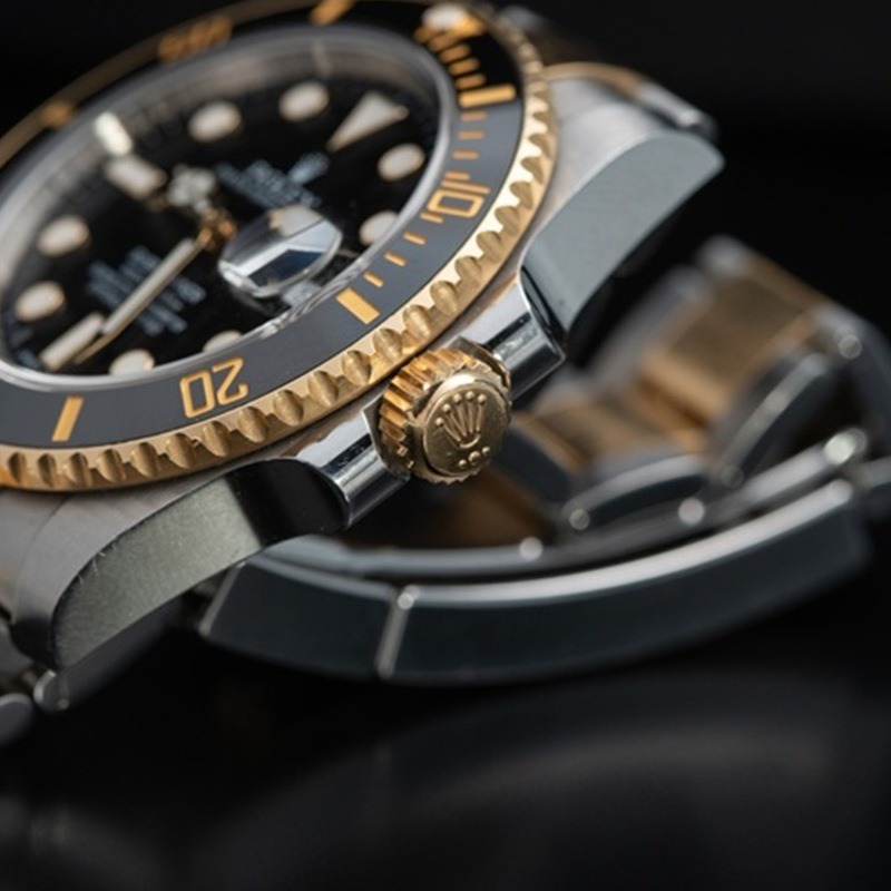 ROLEX Submariner Automatico Acero y oro Negro 25